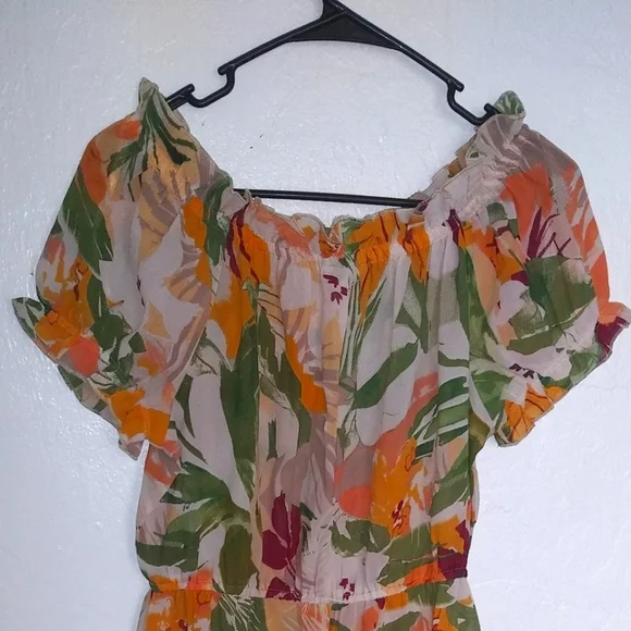 True Destinations Women's Floral Dress Size M - Picture 4 of 11